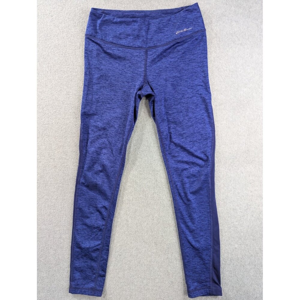 Eddie Bauer Leggings Womens XS Blue High Rise Stretch Yoga Pants Activewear Gym